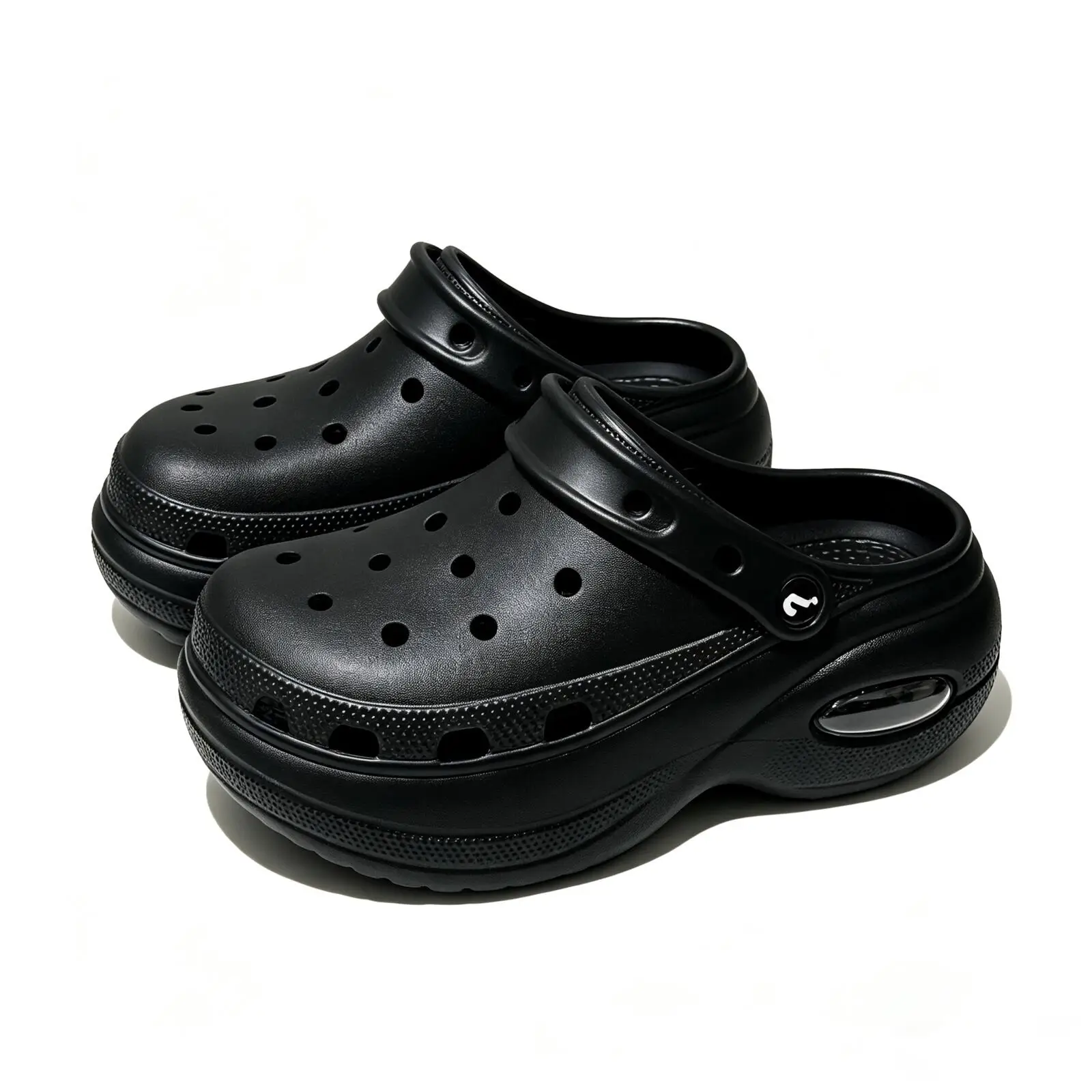 Okimoz Women Platform Hollow Clogs Slip On Beach Garden Outdoor Casual Walking Sandals view 6