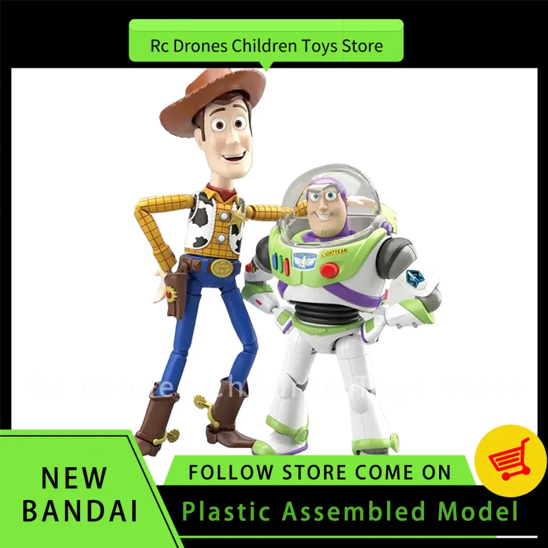 

Bandai Toy Story 4 Buzz Lightyear Huddy Doll Assembled Movable Cartoon Anime Figures Desktop Ornaments Children's Birthday Gift