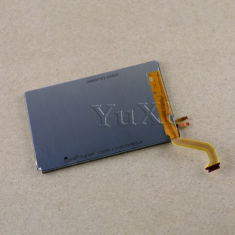 YuXi-piezas de repuesto de pantalla LCD, Panel digitalizador de pantalla táctil, parte inferior superior, superior e inferior, 3DS, 1 unidad