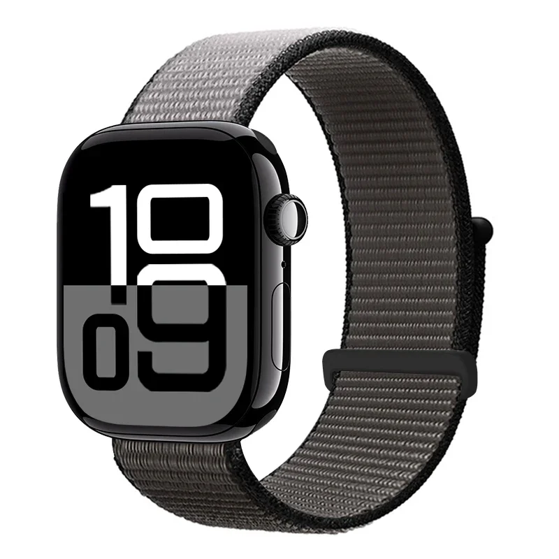 Nylonschlaufe für Apple Watch Band S11 42 mm 46 mm 40 mm 44 mm 45 mm 41 mm Smart-Gürtelarmband für IWatch 49 mm 11/10/9/8/7/6/SE/5/4 Armband