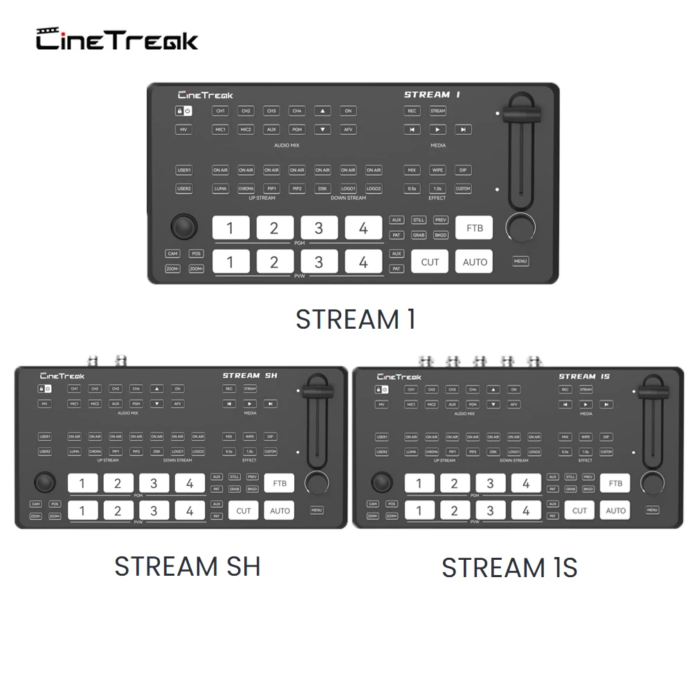 Cinetreak Stream 1/Stream SH/Stream 1S Video Switcher 5 Channel Muti Solution Video Deck all in one Controller Switchboard