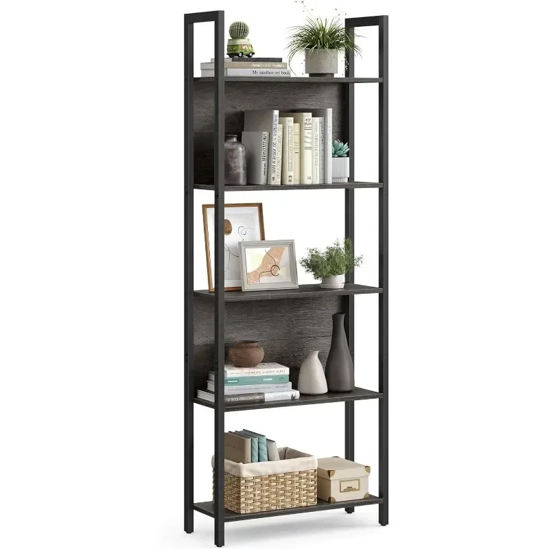 

VASAGLE 5-Tier Bookshelf Storage Rack Shelf Organizadores