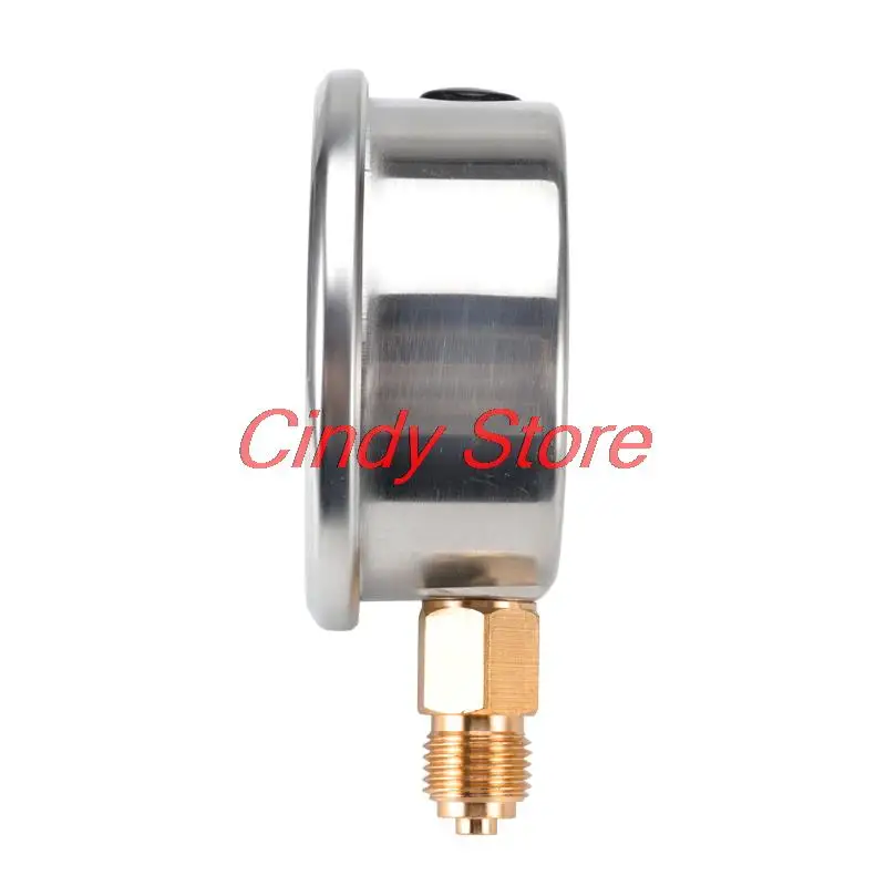 1/4 BSP Bottom Compound Pressure Vacuum Gauge Glycerine Filled 68mm -1/+10 Bar & -30-150inhg/psi