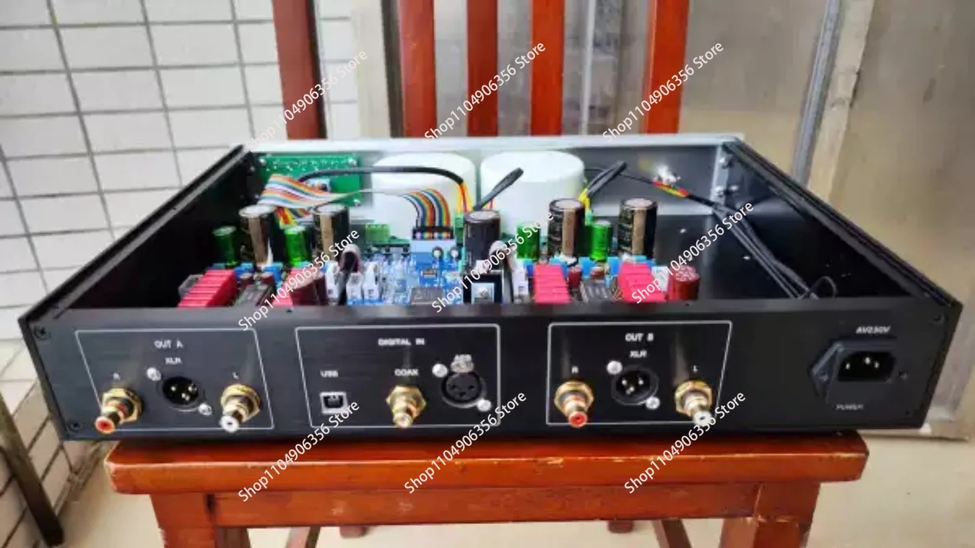 Full Balanced Dual Upgraded TDA1541 DAC, Fever Grade 24Bit 384K Audio Decoder HiFi Digital Analog Converter