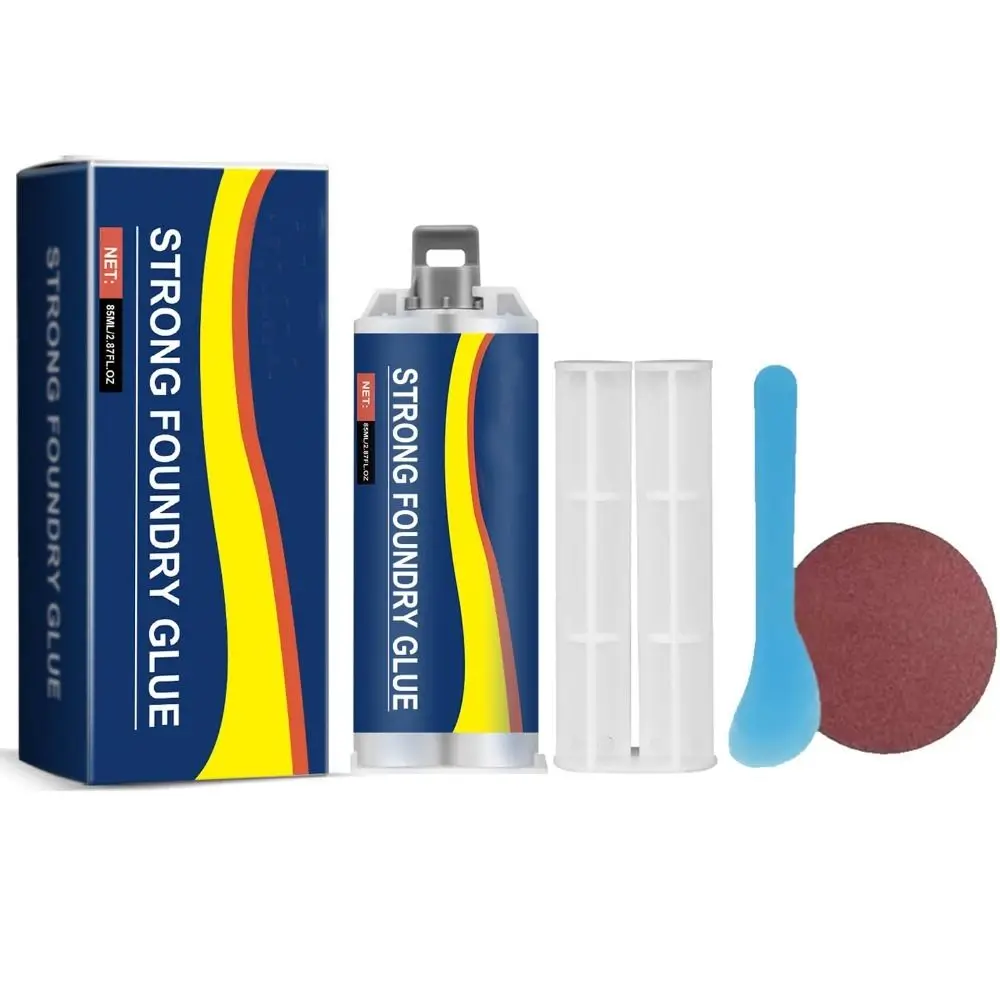 Waterproof Strong Foundry Glue Heat Resistance Enhanced Casting Glue Casting Casting Repair Glue for Welding Copper Aluminum