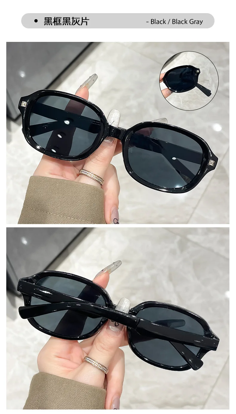 Neue Faltbare Kleine Ovale Sonnenbrille für Damen Markendesigner Mode-Sonnenbrille für Herren Fahrbrillen Sonnenbrille für Frauen ﻿ – Detail 12
