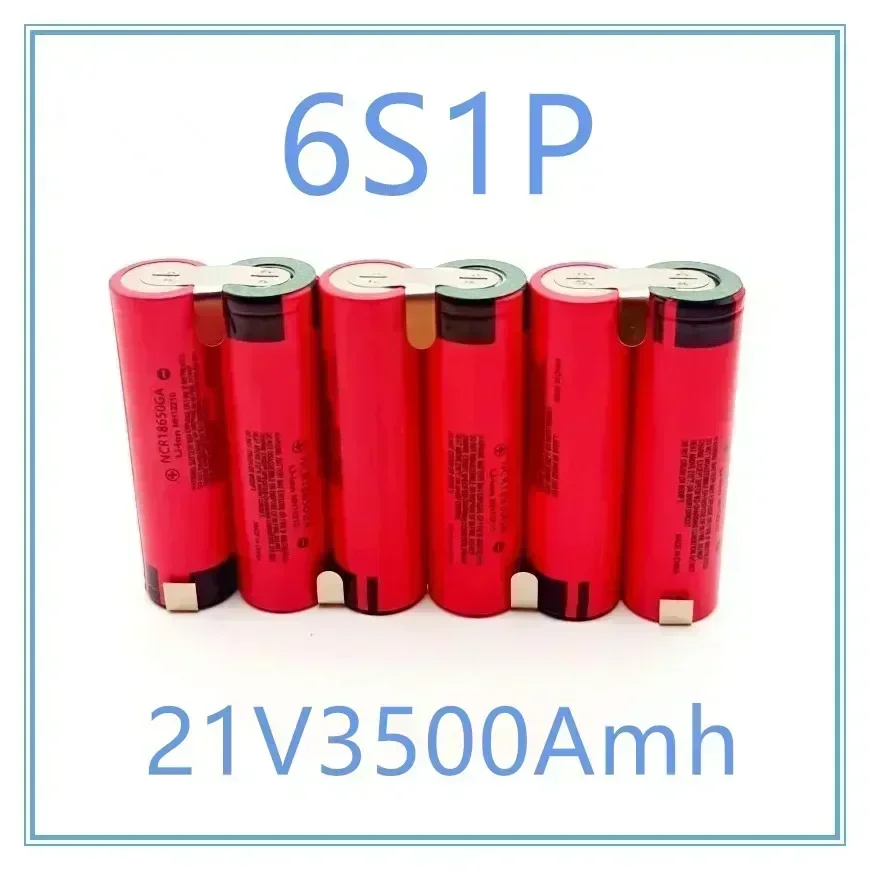 Top - Notch 18650 GA 30A 3500mAh Lithium Battery, 2S1P 3.7V - 25.2V - A Great Power Solution for Screwdriver and Drill