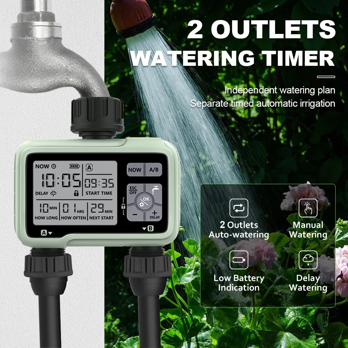 Recensione e Valutazione del Timer per Acqua Eshico HCT-326: La Soluzione Perfetta per l’Irrigazione Automatica