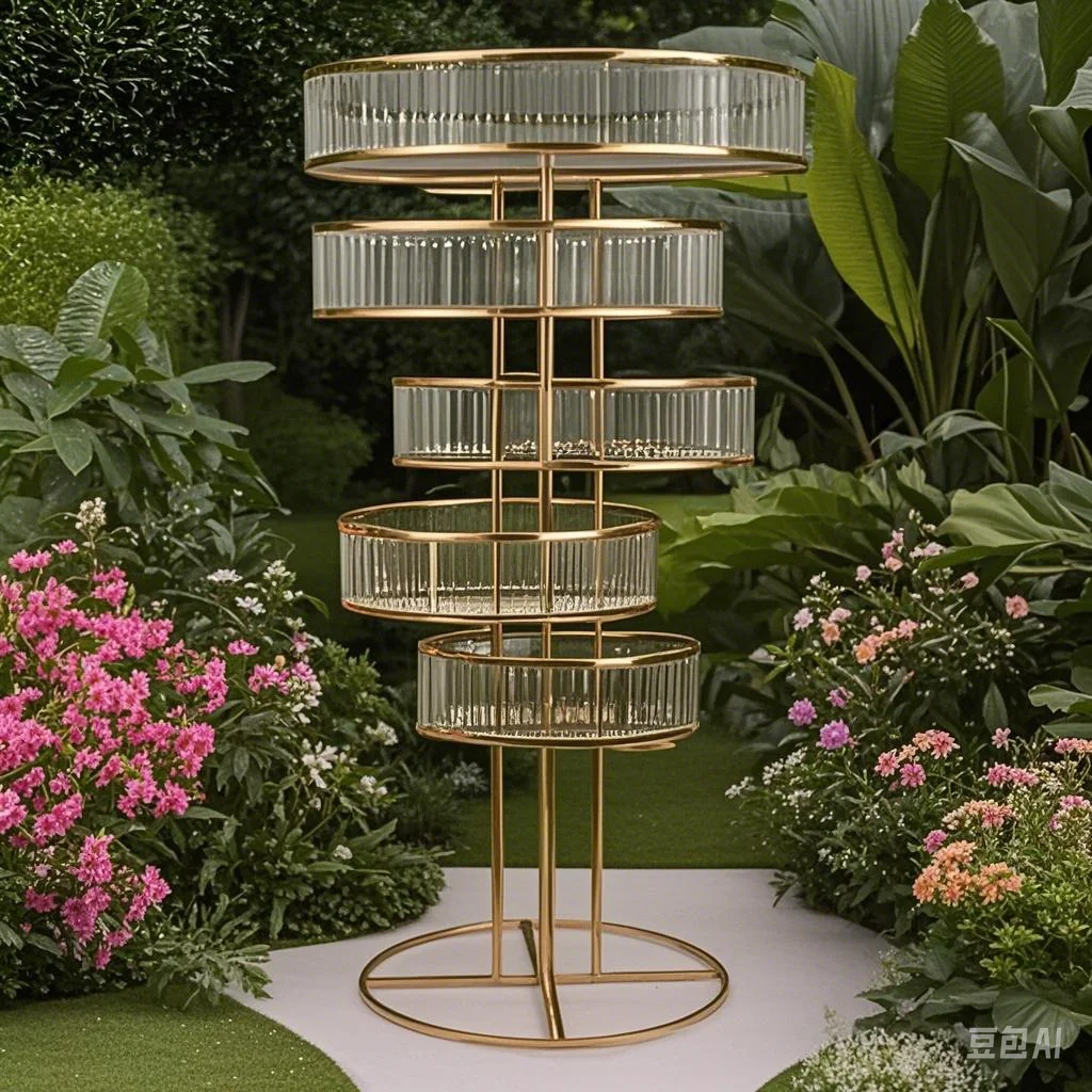 

Iron Flower Rack Gold Arch Stand 5 Ties Road Lead 51 Inches Acrylic Wedding Centerpiece Flower Rack For Event Party Decoration