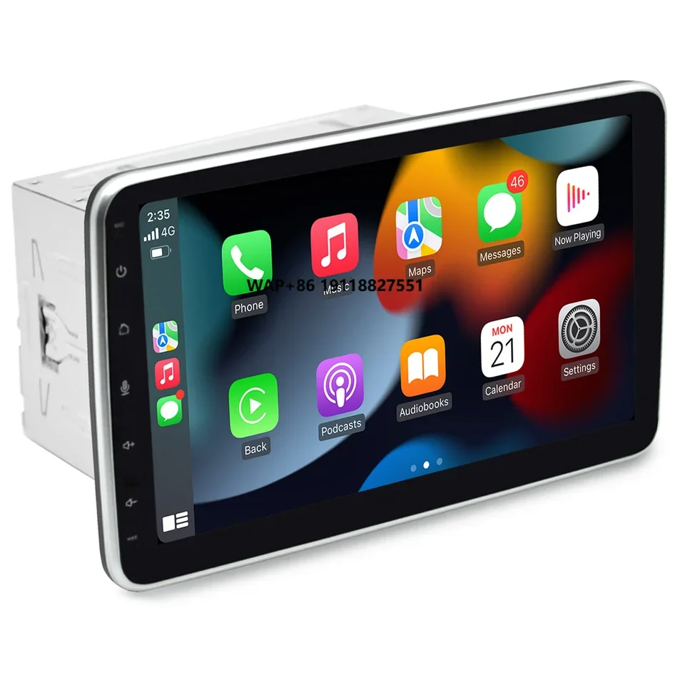 Universal 10 Inch Car Radio 1DIN Car Stereo HDTouch Auto Multimedia MP5 Player FM Receiver Bluetooth Carplay