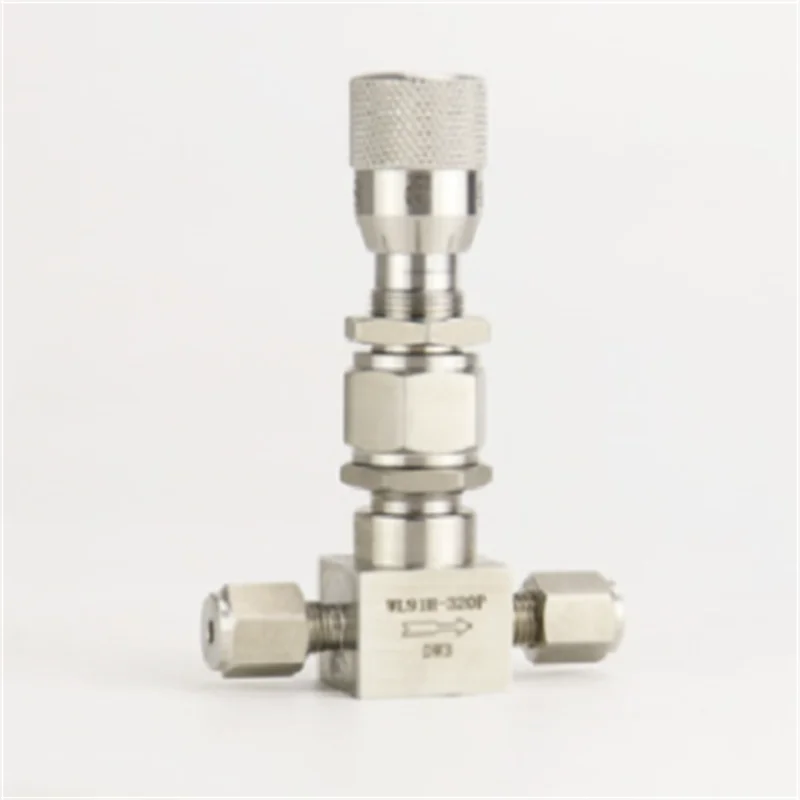 

Sleeve Type Micro Regulating Needle Valve DW3 6 8 10 12 Stainless Steel 304 WL91H-320P Flow Control Valve 32MPA