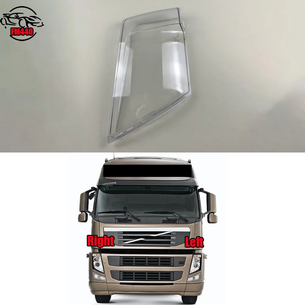 

For Volvo FM440 Truck Front Headlight Cover Transparent Lamp Shade Headlamp Lamp Shell Replace Original Lampshade Plexiglass