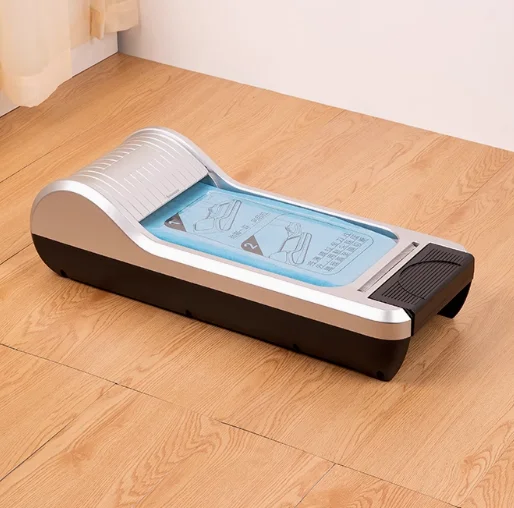 

Automatic Shoe Cover Machine – Hands-Free Shoe Film Dispenser, Easy to Use, Compact Size for Home, Office, and Commercial Spaces