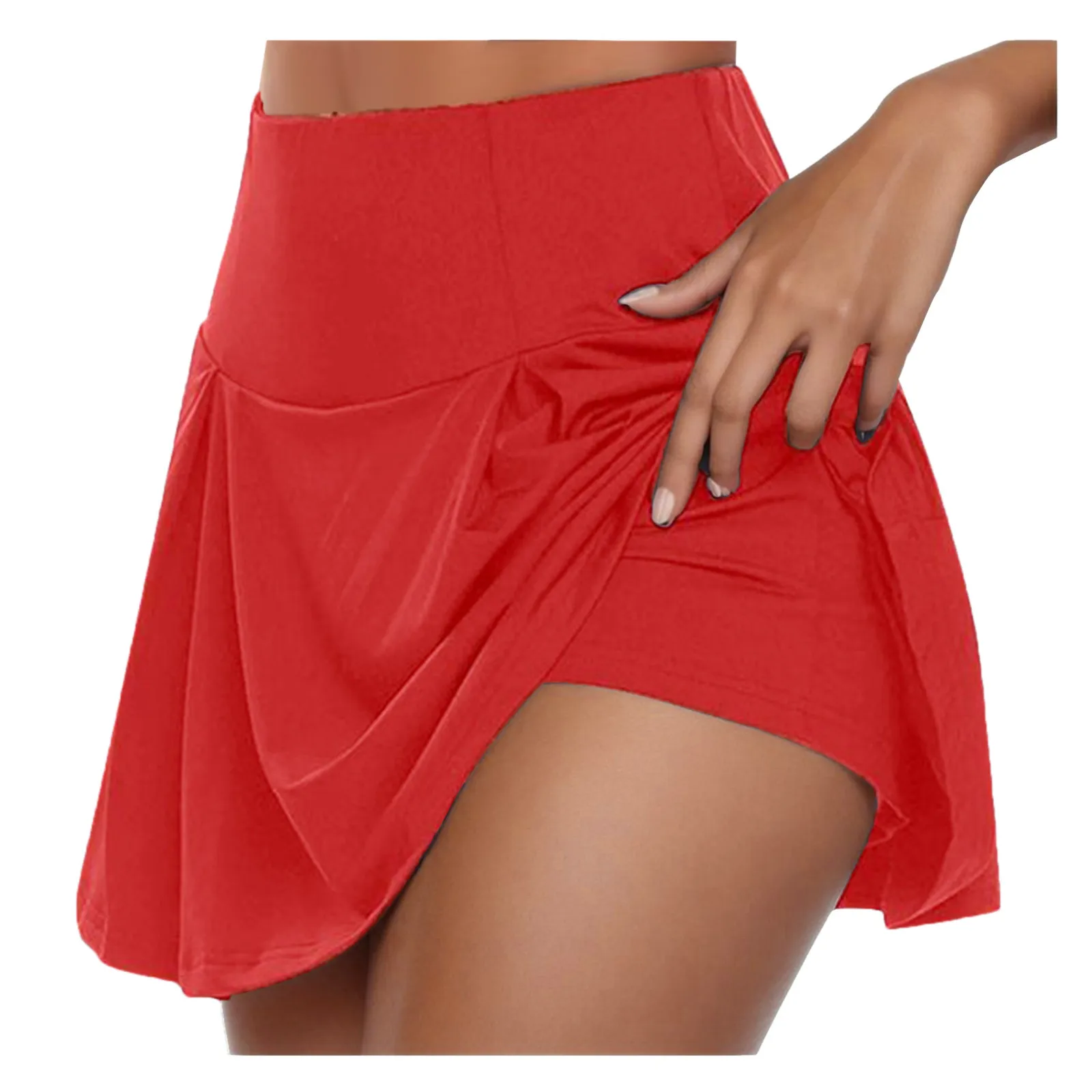 2024 Women Short Skirts Sports Tennis Dance Fitness Quick Drying Solid Female Lining High Waist Mini Golf Sporting Skirts Shorts