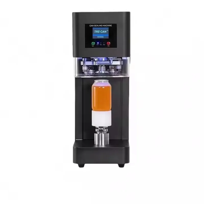 Hot Sale Semi Automatic Can Sealing Machine PET/Aluminum/Tin Cans Seamer for Beverage Bubble Tea Soda Juice Coffee Factory Price