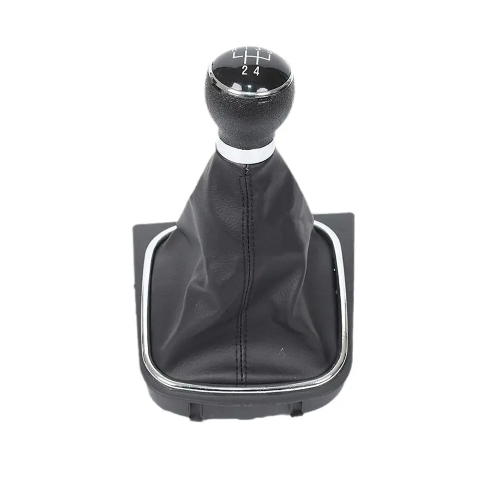 5/6 Speed Gear Shift Knob Lever Stick Gaiter Boot Cover For VW Rabbit For Golf 5 Jetta 2005-2010 For VW Golf 6 Jetta 2010-2 S3D7