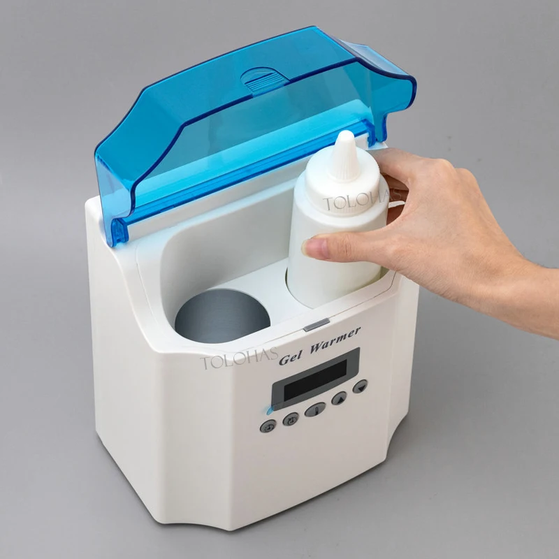 LHAGW02 Hospital Two Bottles Portable Ultrasound Gel Warmer Machine Lab Medical Electric Gel Heater