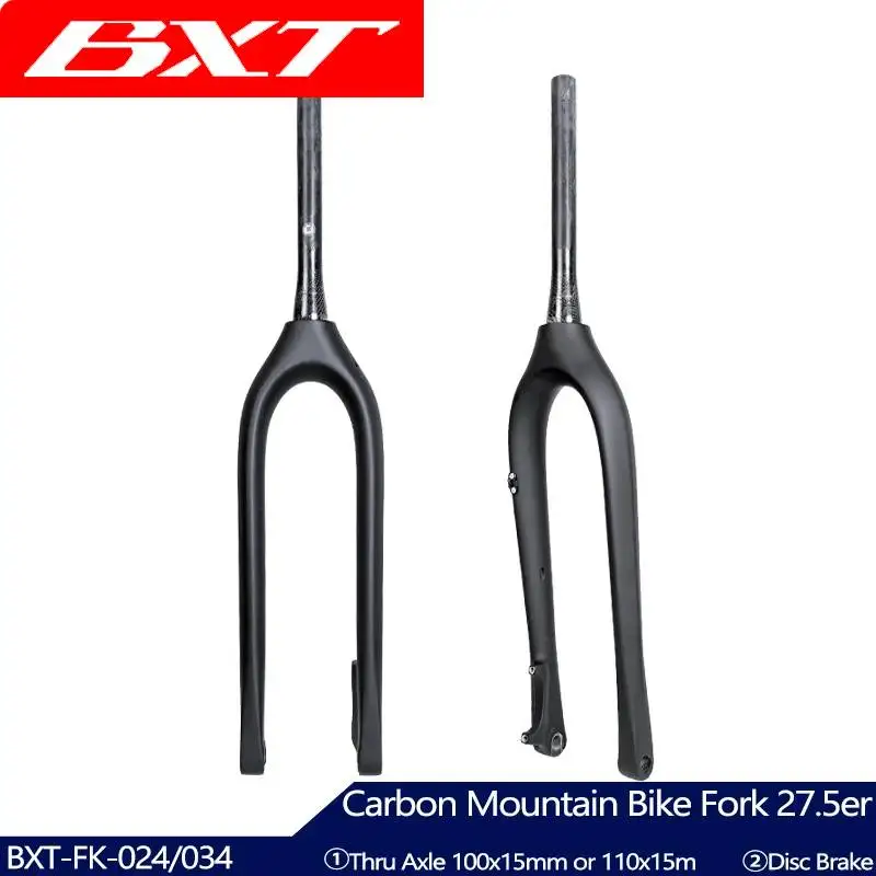 

2024 New Road Bikes Full Carbon Fork 700C Road Bicycle Fork Top 1-1/8(41.8mm) Down 1-1/2(52mm)Super Ligh Bike Front Fork