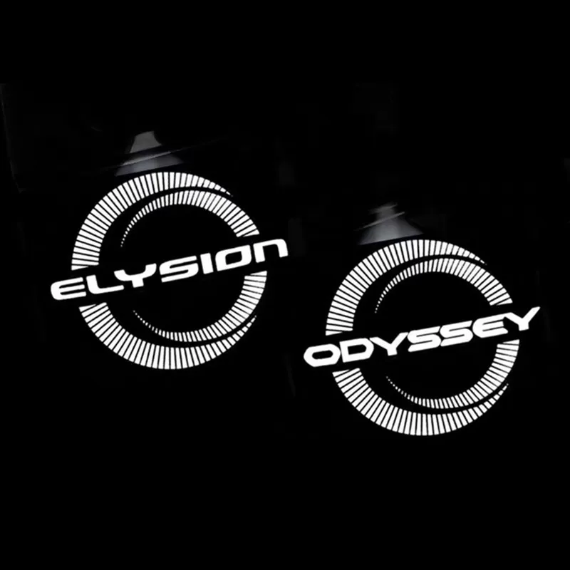 2Pcs Led Car Door Welcome Lights Logo Projector For Honda Elysion 2012-2020 Ghost Shadow Light Atmosphere Lamp Auto Accessory