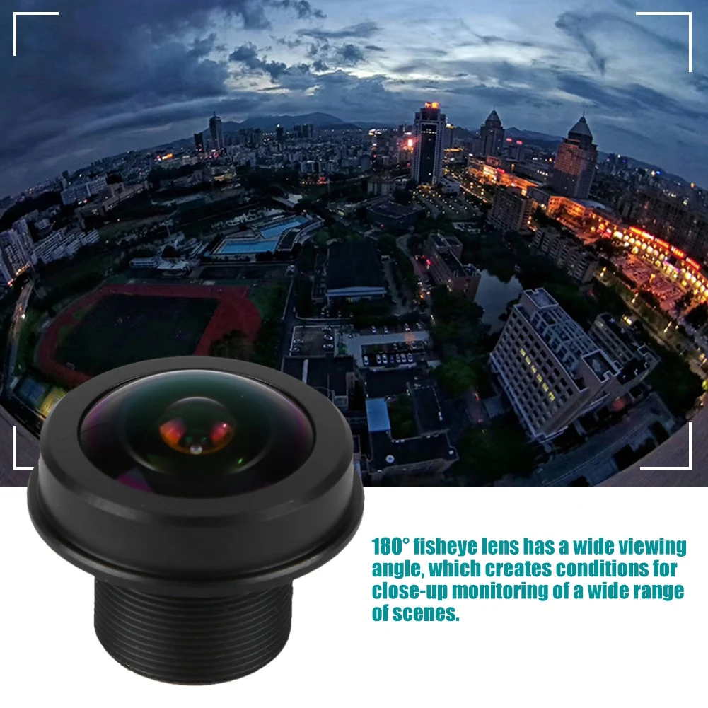 CCTV 감시 카메라 렌즈용 홈 카메라 렌즈, 1.56mm 180 ° 광각 5MP HD 어안 보드 렌즈, CCTV 액세서리