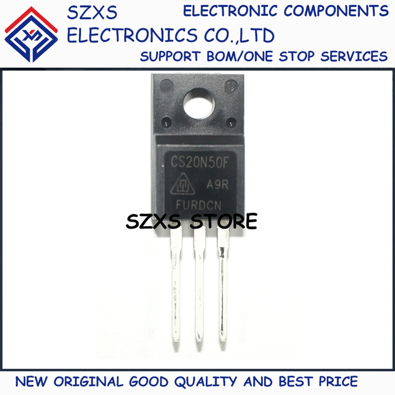 New Original 10Pcs CS20N50F CS20N50FA9R TO-220F 20A 500V MOSFET Field Effect Transistor In Stock Good Quality