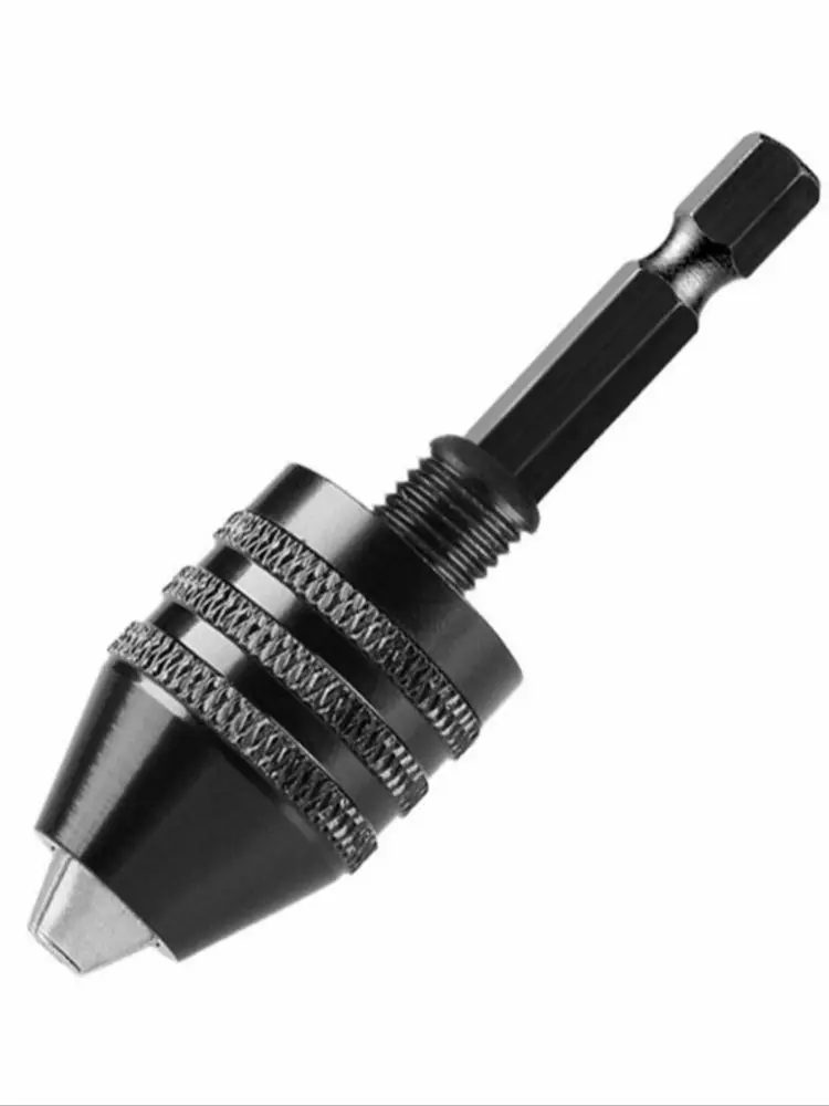 Mini bezkluczowy uchwyt wiertarski 0.3-8mm samozaciskowe wiertła elektryczne narzędzia do mocowania tulejowego 1/4 "uchwyt sześciokątny konwerter szybkiej wymiany — zdjęcie 2