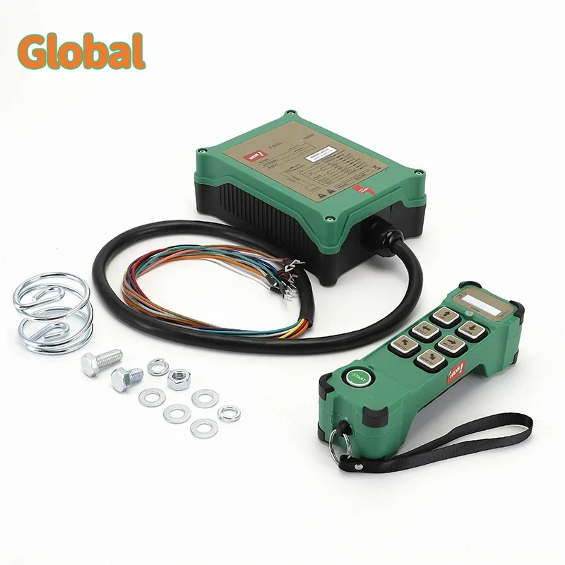 K600 6 buttons single speed Industrial Wireless Radio Crane Remote Control switches Hoist track Crane lift Controller