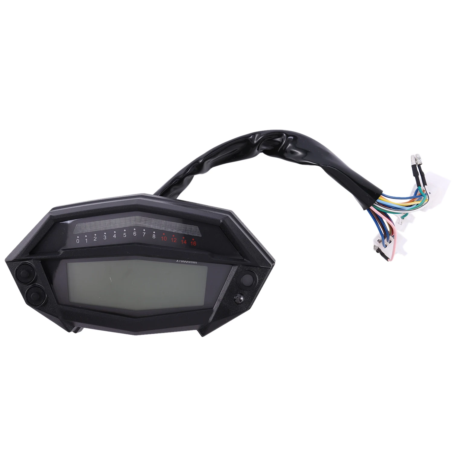 Jauge de Moto Jauge de TachymèTre LCD Couleur RéGlable avec Capteur pour Kawasaki Z1000