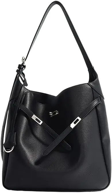 

Genuine Leather Hobo Bag for Women, Slouchy tote Bags Purse Shoulder bag