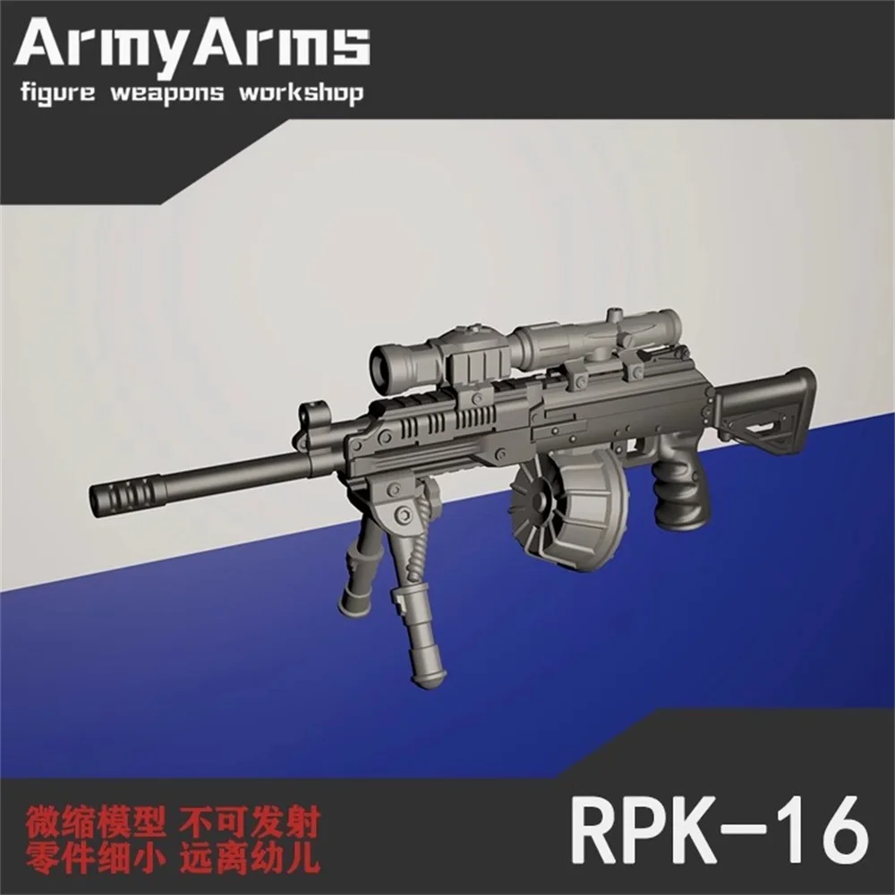 

ArmyArms RPK16 1/50 Soldier Doll Scene Props 4CM Machine Gun Plastic Model Toys For Action Figure In Stock