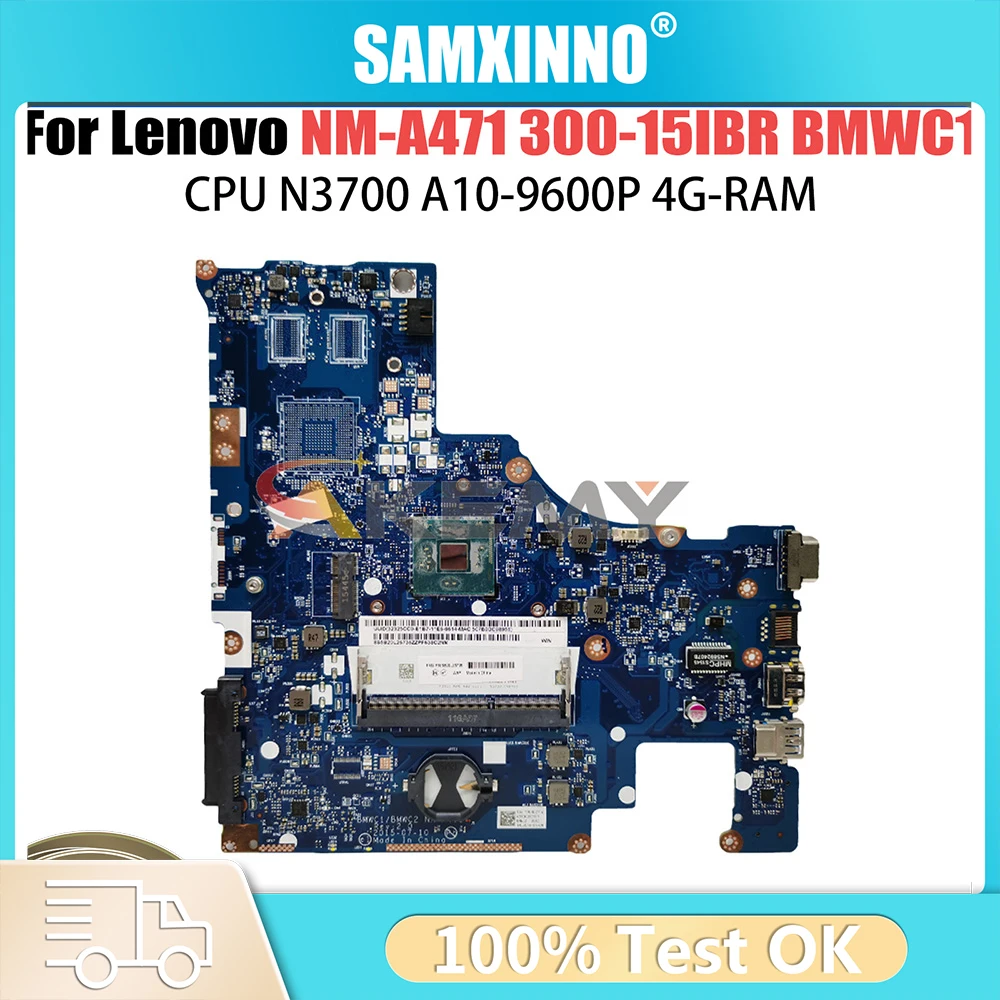 

Материнская плата для ноутбука LENOVO 300-15IBR NM-A471 N3050 5B20K14036ZZ, материнская плата для ноутбука Ideapad протестирована нормально