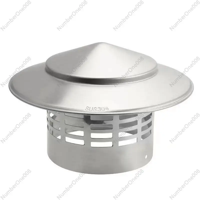 75/110/160/200mm Chimney rain cap for household pipe rain covers 304 stainless steel exhaust pipe cover chimney cowls Air Vent