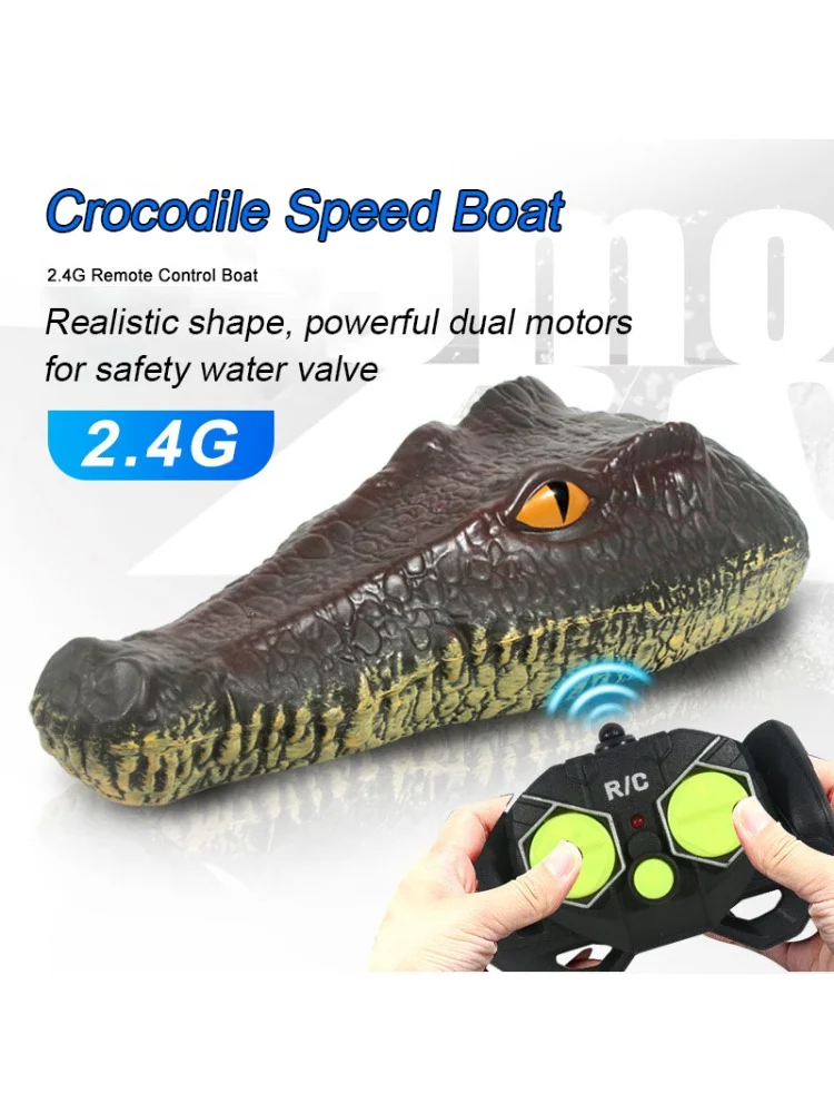 2.4G Simulation serpent roi télécommande bateau hors-bord farce décompression drôle Animal télécommande bateau