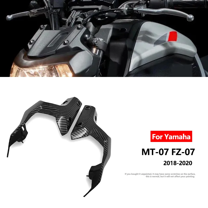 Motorcycle Accessories Front Section Fairing Headlight Shroud Cover Front Upper Nose Hood For Yamaha MT 07 MT-07 FZ-07 2018-2020