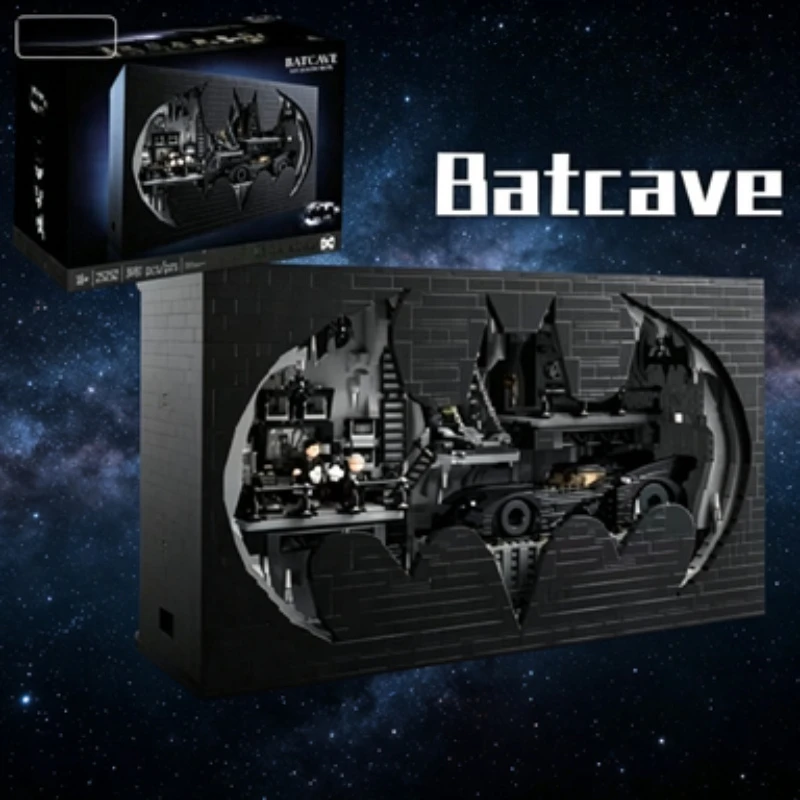 

76252 Bandai 3981pcs Super Hero Batcave Shadow Box Classic Blocks Home Decor Gift for Boys Adults compatible with LEGO bricks