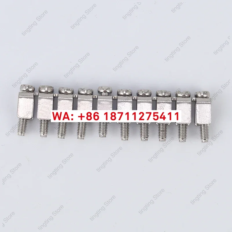 20pcs Center Strip FBI10-6 Short Strip Terminal Block Row 10 UK2.5B UK5N FBI20-6