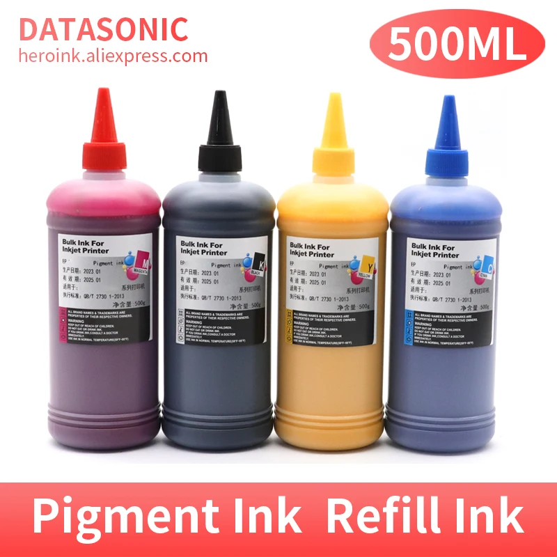 500ML Pigment Ink Refill Ink For HP 970 971XL for hp Officejet Pro X451dn X451dw X551 X576dw X476dw X476dn X551dw X576dw