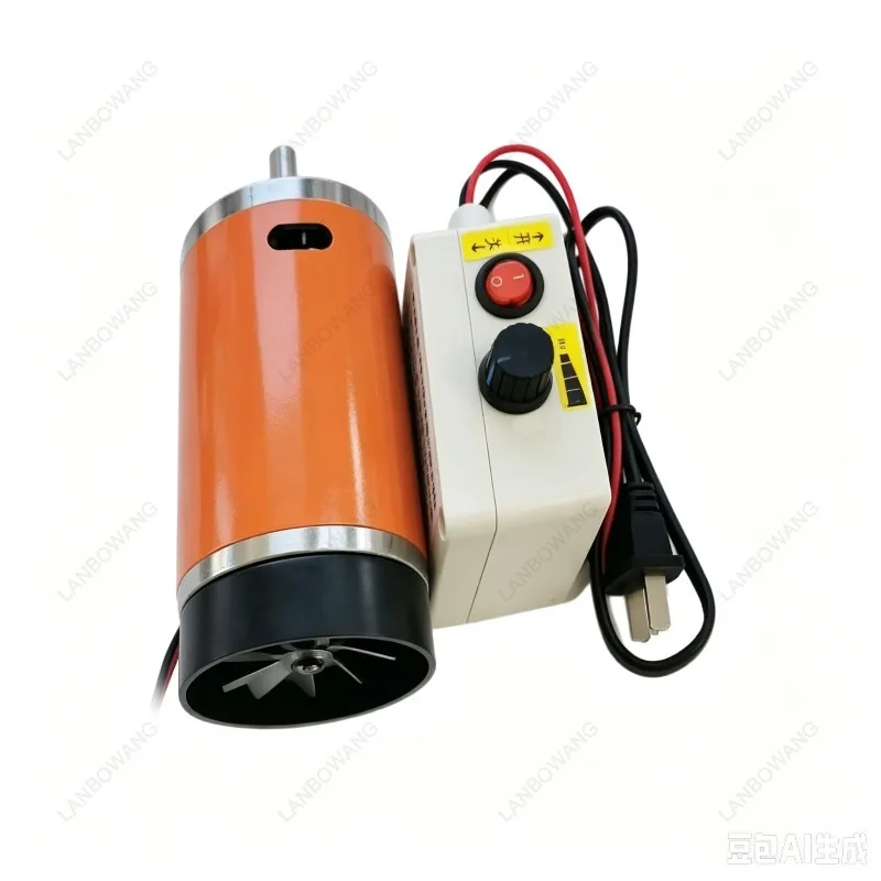 DC 220V600W high speed motor double ball bearing with fan belt sanding machine bead machine motor motor