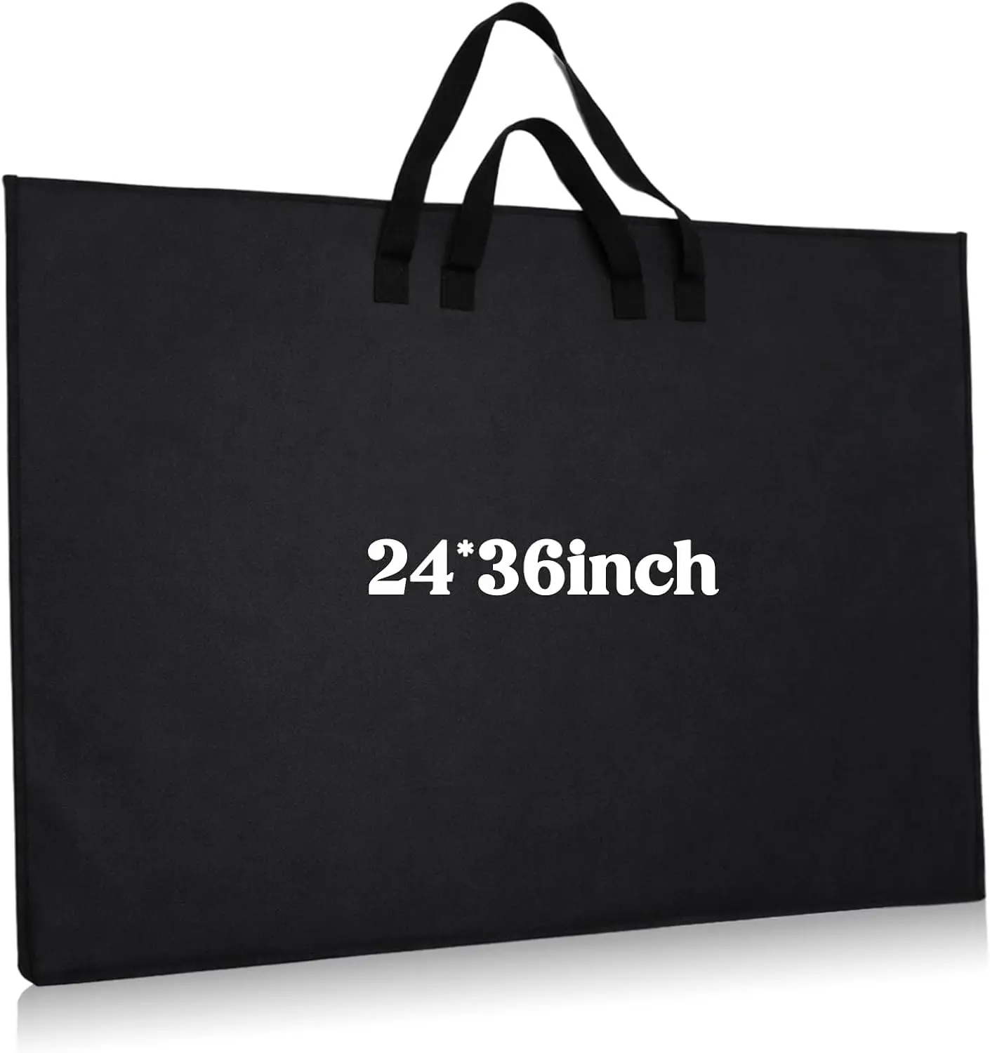 

24x36 Inch Art Portfolio Bag - Waterproof Nylon, Shoulder Strap, Black