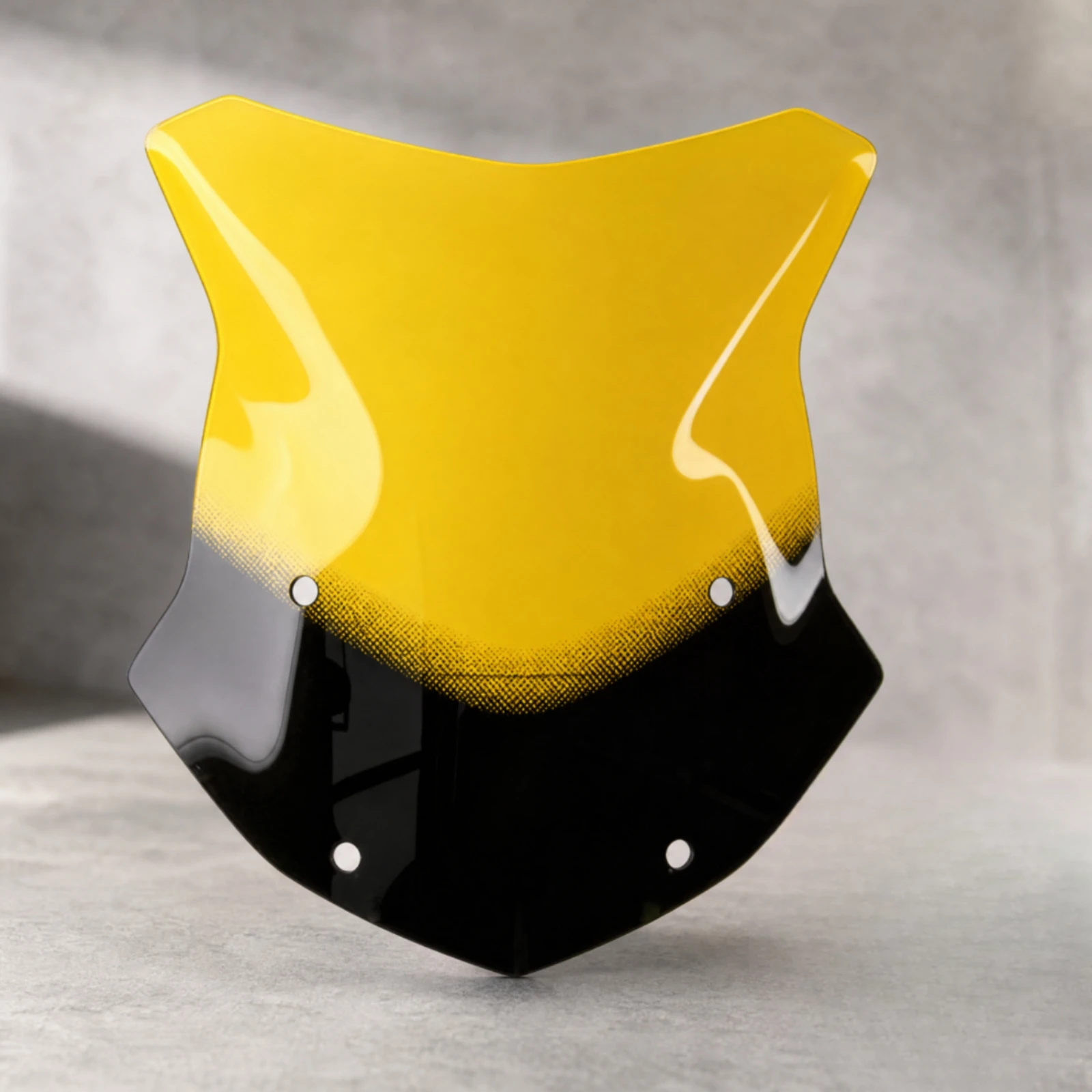 BMW-Compatible GS Motorcycle Windshield Easy to Install Motorcycle Windscreen with Mounting Holes Aerodynamic Contoured