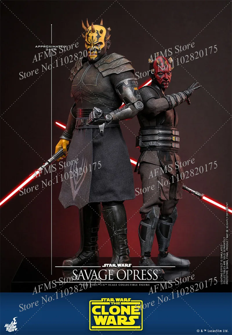 HOTTOYS HT 1/6 TMS136 Savage Opress Star Wars Clone Wars Full Set 12Inch Men Soldier Action Figure Model