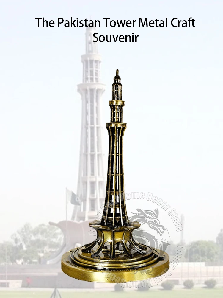 

Pakistan Tower Model Landmark Building Replica Pakistan Tourist souvenir Home Office Decor Festivals Birthday Gifts