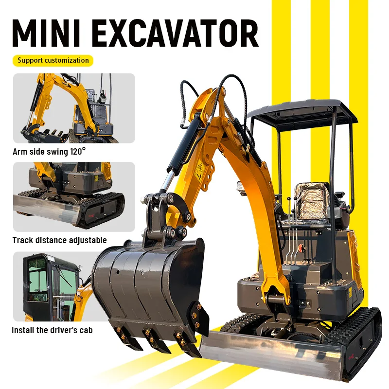 

Mini Excavator Epa Euro 5 Mini Excavator Customized Farm Orchard Mini Excavator Multiple Models