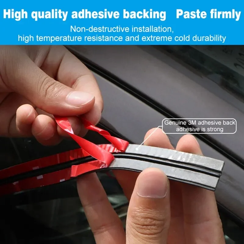 Car Sealant Strip Sunroof Front Windshield Shock Absorber Rear Door Waterproof Dustproof Soundproof Sealing Strip