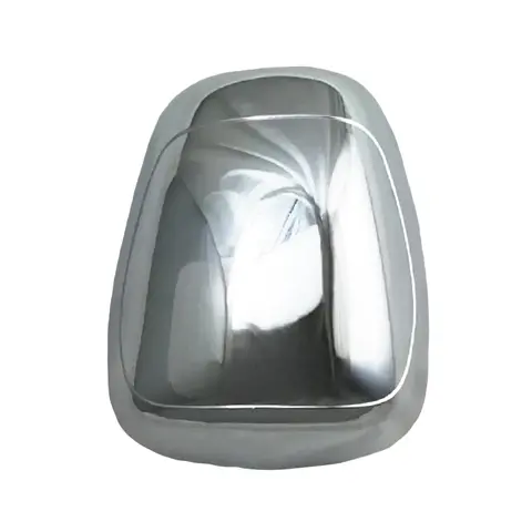 टोयोटा लैंड क्रूजर प्राडो FJ90 1997 - 2002 कार एक्सेसरीज एक्सटीरियर डेकोरेट के लिए 1 पीस ABS क्रोम प्लेटेड सिल्वर डोर मिरर कवर 12 best sales एफजे90 - №10