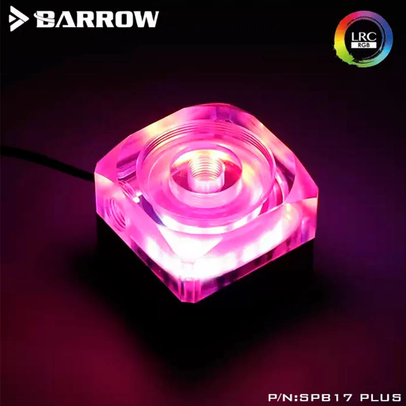 

Barrow SPB17 PLUS 17 Вт DDC Сердечник насоса Максимальный поток Подъем 5,5 метра 4000 об/мин 960 л/ч ШИМ-управление скоростью Поддержка комбинированного резервуара для воды