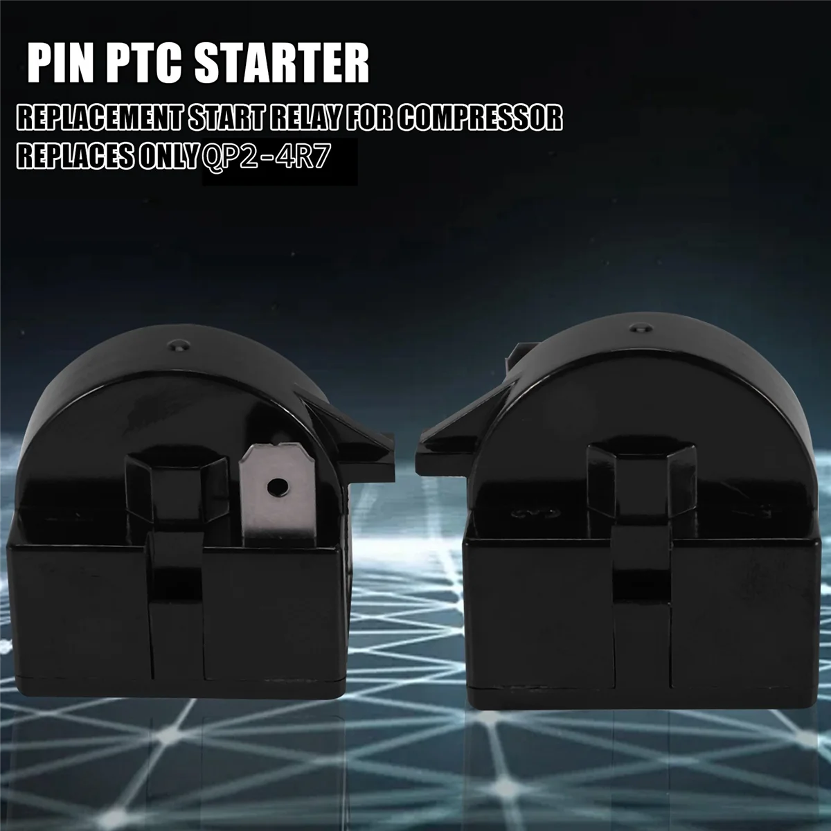 ABFW 2pcs QP2-4R7 Relay Refrigerator PTC Ohm 1 Pin
