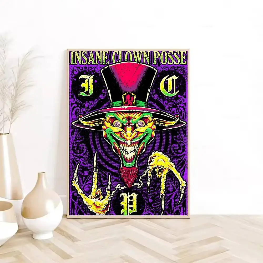 Insane Clown Posse Poster  HD sticky wall waterproof home living room bedroom Dorm bar aesthetic decoration