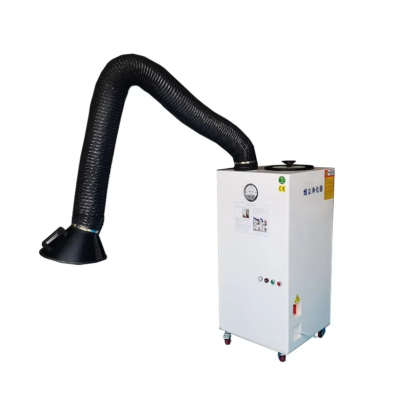 Equipped with a universal suction arm mobile portable industrial dust collector