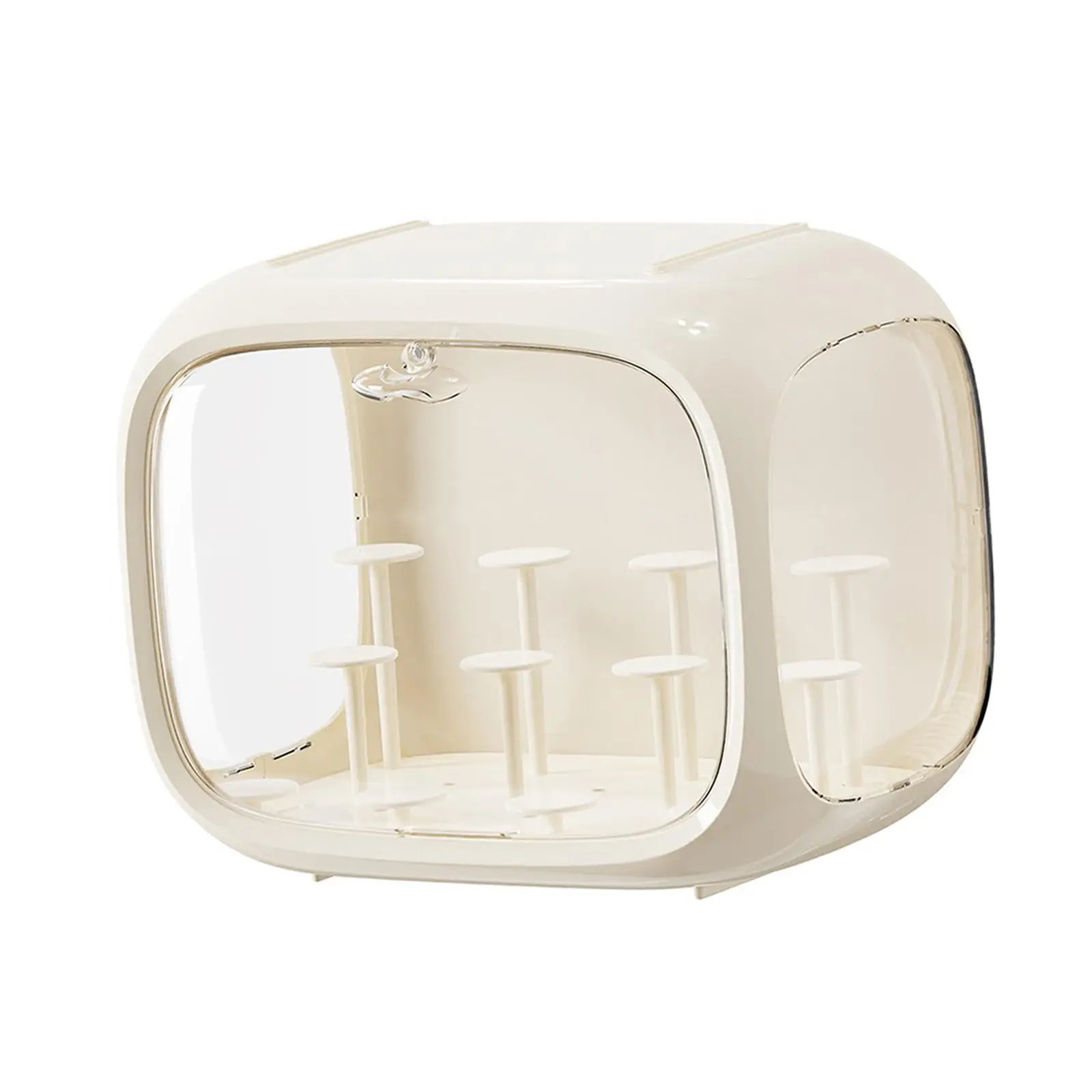 

Figure Display Case Dustproof Doll Storage Box for Action Figures Small Toys